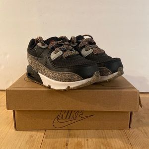 Nike Air Max 90 SE TD Black Smoke Grey Sz 7C